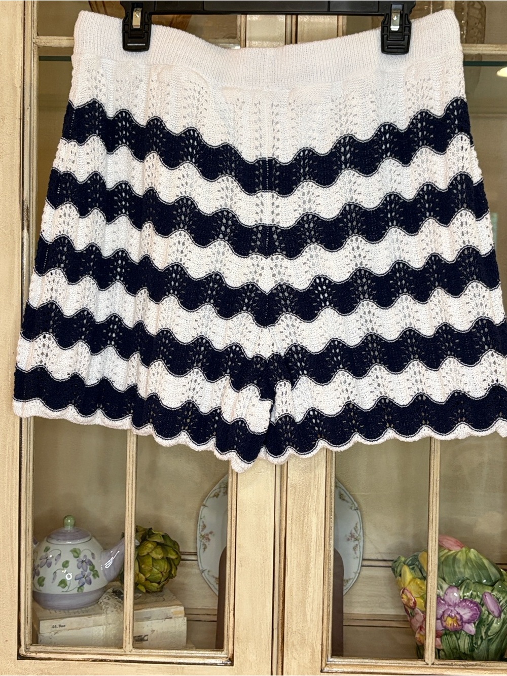 EUC Lou & Grey Cotton-Blend TWO PIECE Set in Navy & White Nautical Stripes - Picture 8 of 9